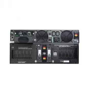 APC Smart-UPS On-Line, 8kVA/8kW, stelažinis/bokštinis, 230V, 2x IEC C13+1x IEC C19+Hard wire 3 laidai (H+N+E) išvadai, tinklo kortelė, be bėgių komplekto