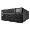 APC Smart-UPS On-Line, 8kVA/8kW, stelažinis/bokštinis, 230V, 2x IEC C13+1x IEC C19+Hard wire 3 laidai (H+N+E) išvadai, tinklo kortelė, be bėgių komplekto