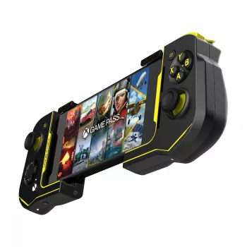Žaidimų pultas Turtle Beach Atom juodai geltonas Bluetooth belaidis Android