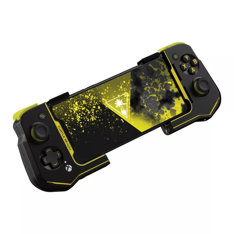 Žaidimų pultas Turtle Beach Atom juodai geltonas Bluetooth belaidis Android