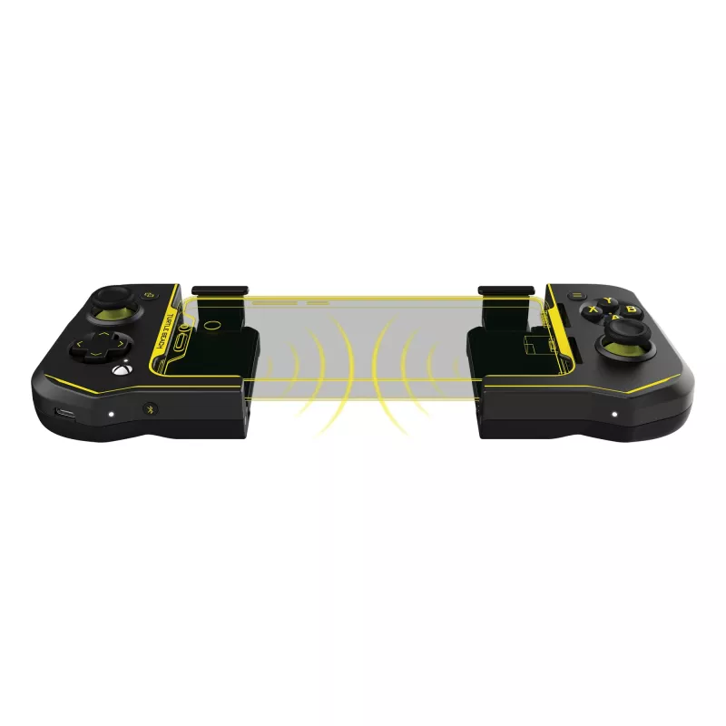 Žaidimų pultas Turtle Beach Atom juodai geltonas Bluetooth belaidis Android