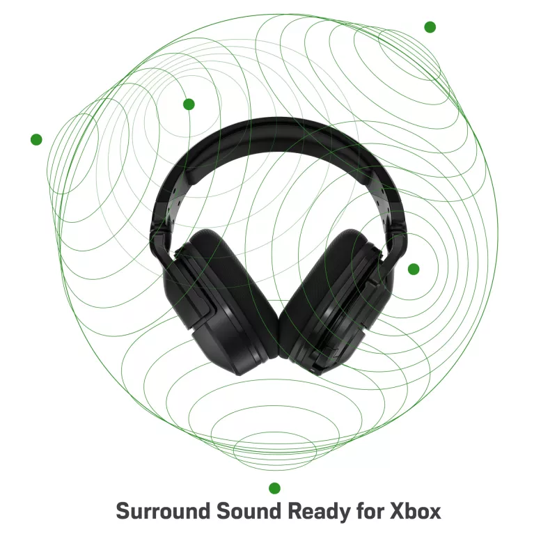 Ausinės Turtle Beach Stealth 600 Gen 2 MAX – belaidės, Xbox, PS, PC, 48+ val. baterija, juodos