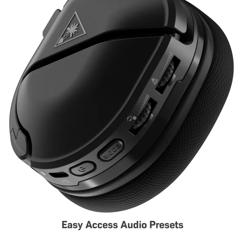 Ausinės Turtle Beach Stealth 600 Gen 2 MAX – belaidės, Xbox, PS, PC, 48+ val. baterija, juodos