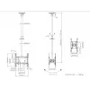 Lubinis laikiklis Multibrackets M Public Medium Back to Back Black 3000