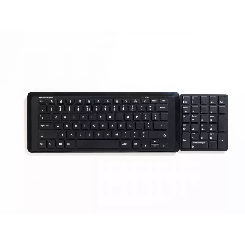 Mousetrapper NumPad belaidė RF skaitmeninė klaviatūra, 26 klavišai, juoda, 0,1 kg
