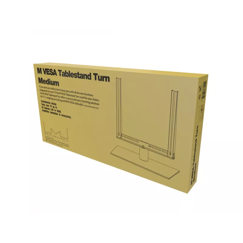 Stalo stovas Multibrackets M VESA Tablestand Turn Black Medium MAX 400x400