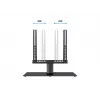 Multibrackets M VESA stalinis stovas su pasukimu Small MAX 300x300 juodas