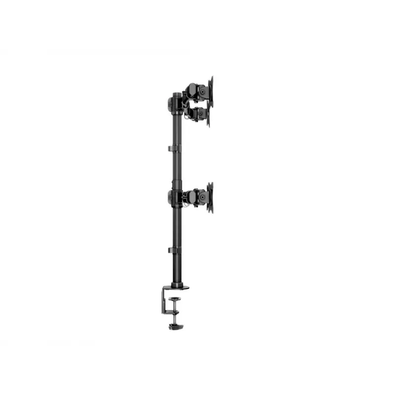 Multibrackets M Deskmount Basic Quad laikiklis, spaustuvas/varžtinis, 32 kg, 38,1 cm (15 col.), 68,6 cm (27 col.), 100 x 100 mm, juodas