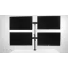 Multibrackets M Deskmount Basic Quad laikiklis, spaustuvas/varžtinis, 32 kg, 38,1 cm (15 col.), 68,6 cm (27 col.), 100 x 100 mm, juodas