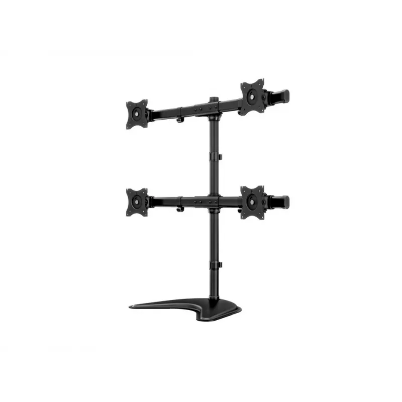 Multibrackets M Deskstand Basic Quad laisvai pastatomas keturių monitorių stovas 32 kg 15–27 colių