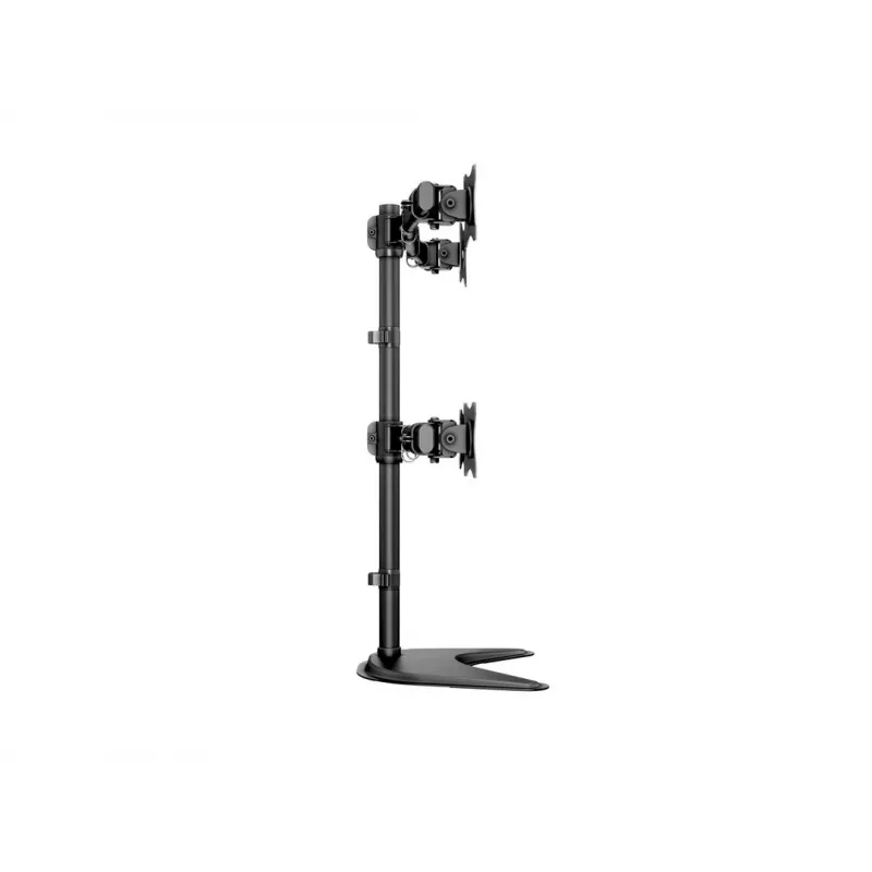 Multibrackets M Deskstand Basic Quad laisvai pastatomas keturių monitorių stovas 32 kg 15–27 colių