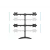 Multibrackets M Deskstand Basic Quad laisvai pastatomas keturių monitorių stovas 32 kg 15–27 colių