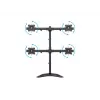 Multibrackets M Deskstand Basic Quad laisvai pastatomas keturių monitorių stovas 32 kg 15–27 colių
