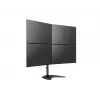 Multibrackets M Deskstand Basic Quad laisvai pastatomas keturių monitorių stovas 32 kg 15–27 colių