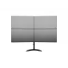 Multibrackets M Deskstand Basic Quad laisvai pastatomas keturių monitorių stovas 32 kg 15–27 colių