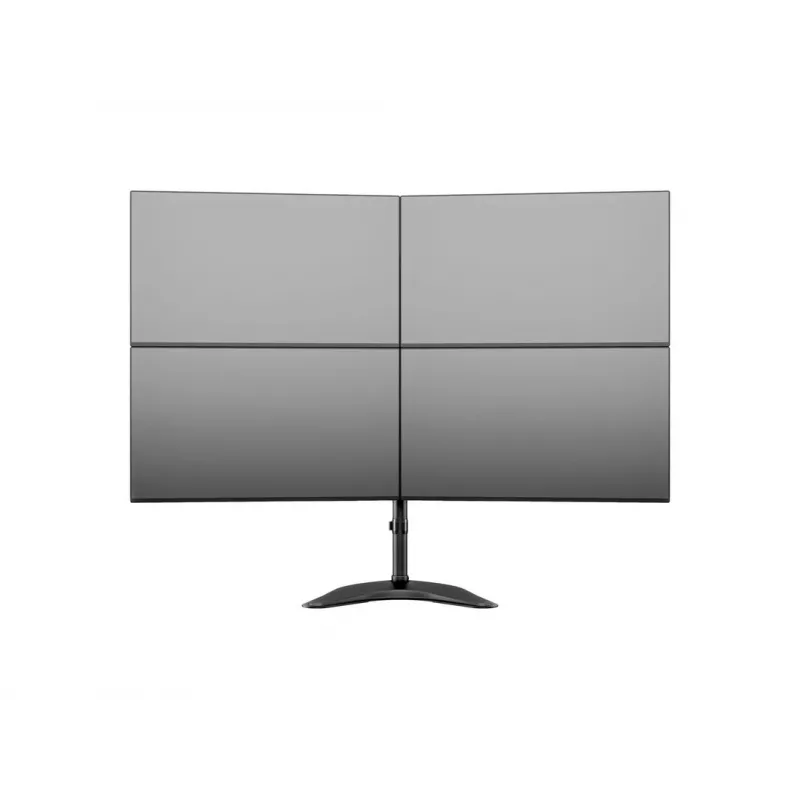 Multibrackets M Deskstand Basic Quad laisvai pastatomas keturių monitorių stovas 32 kg 15–27 colių