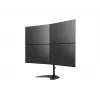 Multibrackets M Deskstand Basic Quad laisvai pastatomas keturių monitorių stovas 32 kg 15–27 colių