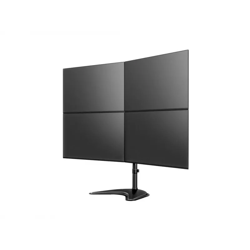 Multibrackets M Deskstand Basic Quad laisvai pastatomas keturių monitorių stovas 32 kg 15–27 colių