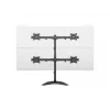 Multibrackets M Deskstand Basic Quad laisvai pastatomas keturių monitorių stovas 32 kg 15–27 colių
