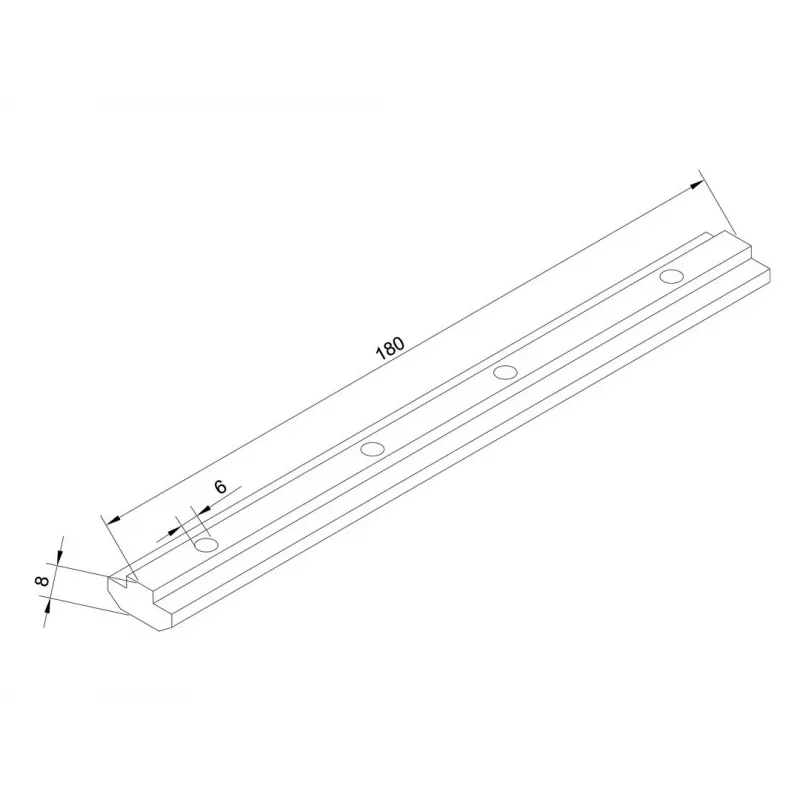 Multibrackets M Pro Series Rail Extension aliumininis 180 mm