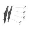 Plokščiojo ekrano tvirtinimo rankena MULTIBRACKETS M Pro Series Tilt Arms 400mm, juoda, aliuminis/plienas, 2 vnt.