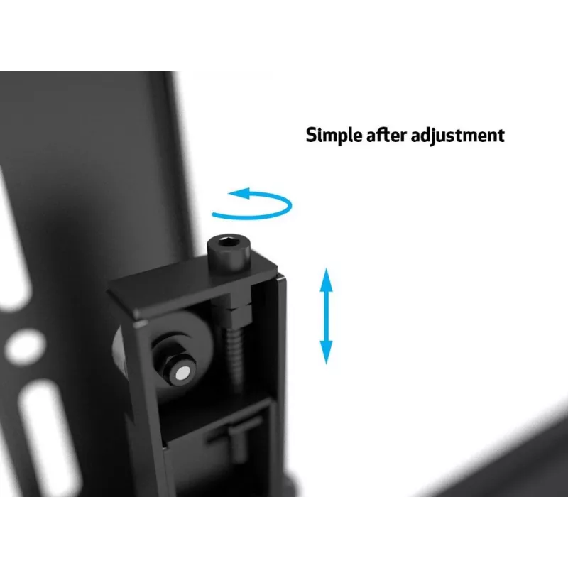 Multibrackets M VESA Wallmount Super Slim Tilt 400 MAX, 81,3 cm (32 coliai), 139,7 cm (55 coliai), 100 x 100 mm, 400 x 400 mm, plastikas, plienas, juoda