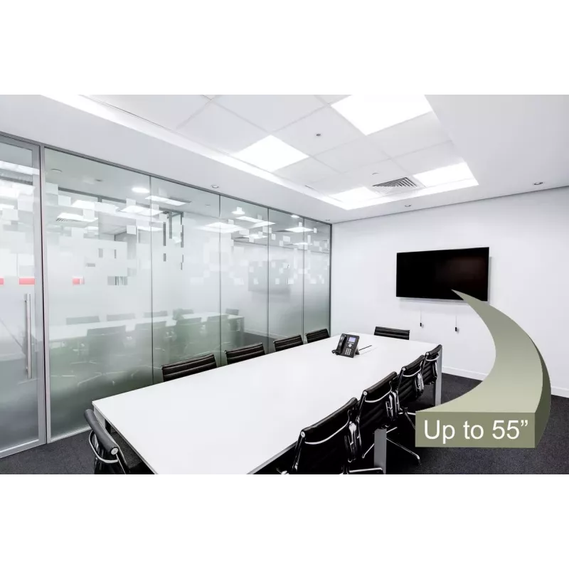 Multibrackets M VESA Wallmount Super Slim Tilt 400 MAX, 81,3 cm (32 coliai), 139,7 cm (55 coliai), 100 x 100 mm, 400 x 400 mm, plastikas, plienas, juoda