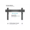 Multibrackets M VESA sieninis laikiklis Super Slim Fixed 600 MAX, 35 kg, 32-100 col.
