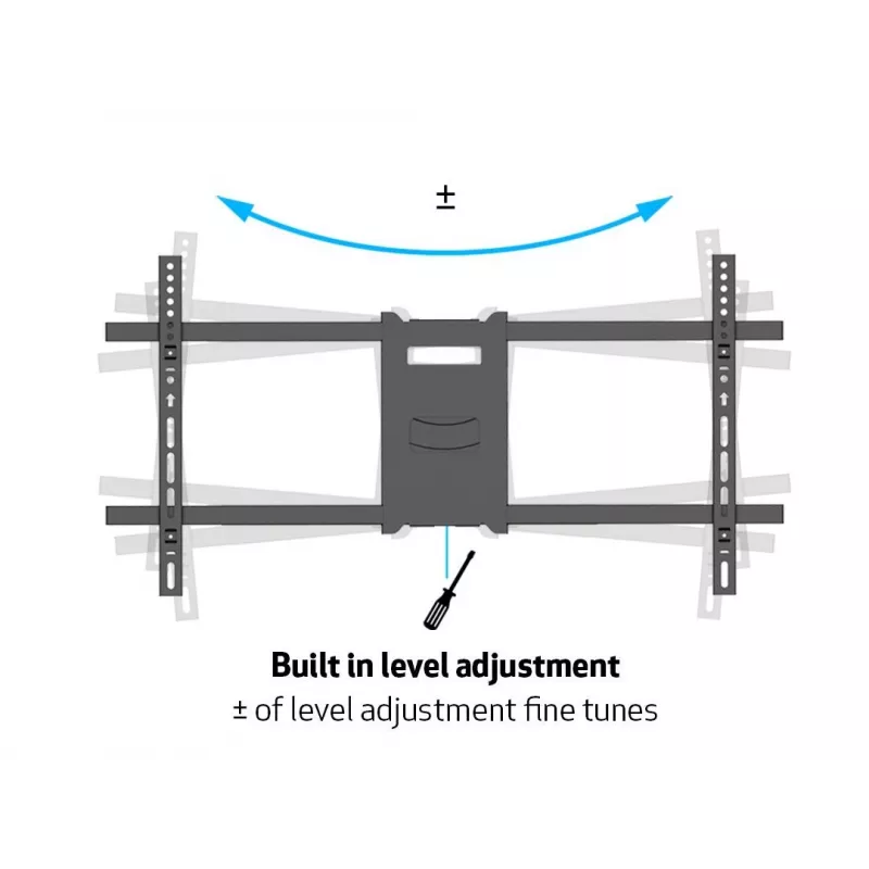 Multibrackets M Universal Long Reach Arm 1010mm HD Single 40kg 42-75 coliai