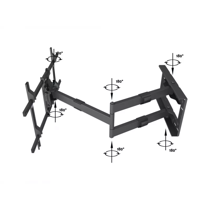 Multibrackets M Universal Long Reach Arm 1010mm HD Single 40kg 42-75 coliai