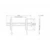 Multibrackets M OLED Super Slim fiksuotas TV laikiklis prie sienos 50kg 32-65 col.