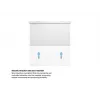 Multibrackets M 1:1 rankinis projektoriaus ekranas 240x240, 135 colių White Edition