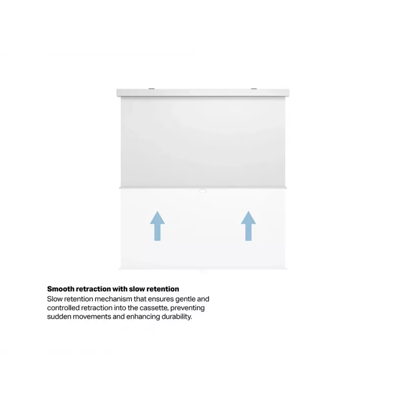 Multibrackets M 1:1 rankinis projektoriaus ekranas 240x240, 135 colių White Edition