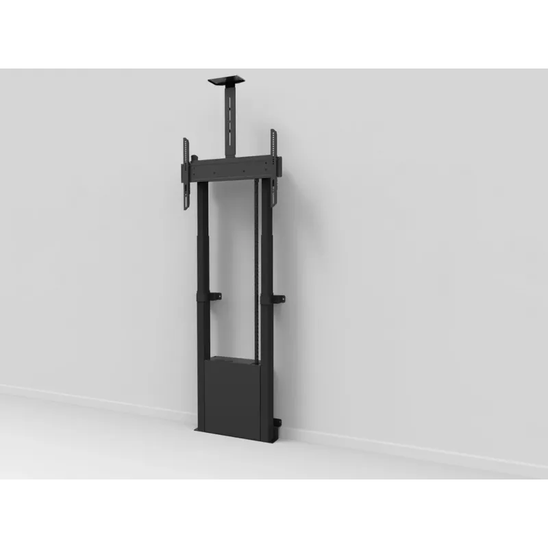 Multibrackets M Motorizuotas Grindinis Stovas 120kg Juodas su Lentyna Kamerai