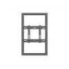 Multibrackets M Pro Series korpusas 32 colių sieninis mažas juodas plieninis gulsčias/vertikalus