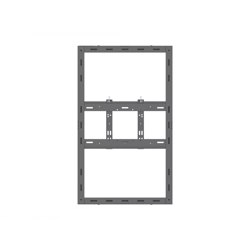 Multibrackets M Pro Series korpusas 43 col. mažas juodas plieninis gulsčias/vertikalus
