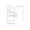 Multibrackets M Pro Series korpusas 43 col. mažas juodas plieninis gulsčias/vertikalus