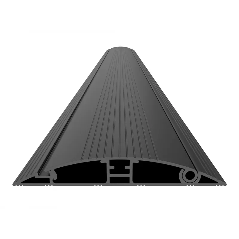Multibrackets M kabelių kanalas grindims juodas - 139 mm plotis - 1600 mm ilgis