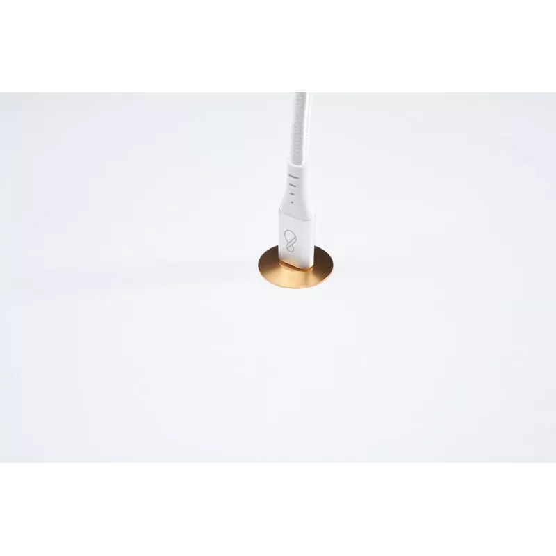 USB-C į USB-C laidas Ochno O-USBG2-70-1 — USB 3.2 Gen 2, DP Alt Mode 1.4, Kištukas–Kištukas, Pintas, 0,7 m, Baltas