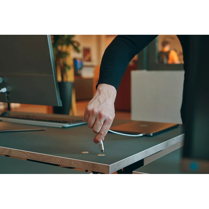 Ochno O-DO-100-2, USB-C lizdas, USB 3.2 Gen 2 (3.1 Gen 2), 10000 Mbit/s, montuojamas į stalą, aliuminis