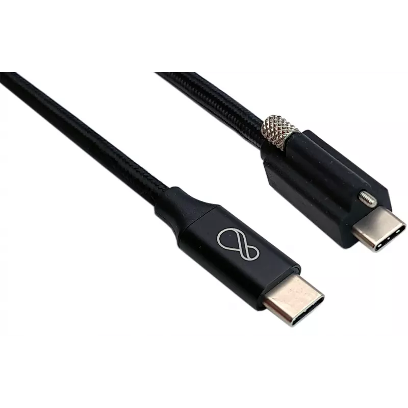Laidas Ochno O-USBG2-200-3, 2 m, USB C – USB C, USB 3.2 Gen 2, 10 Gbit/s, juodas