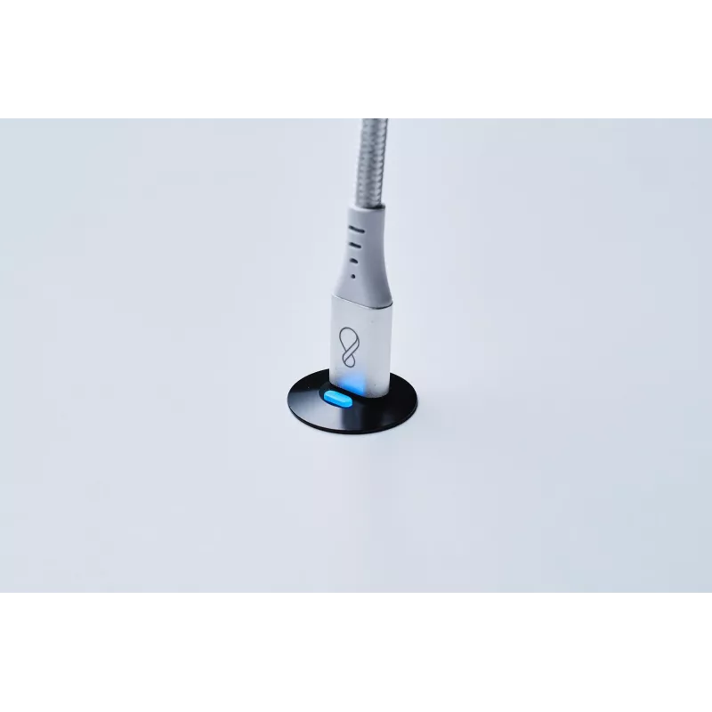 Ochno O-SWO-100-S-1 USB-C lizdas su LED mygtuku, USB 3.2 Gen 2, 10000 Mbit/s, montuojamas į stalą