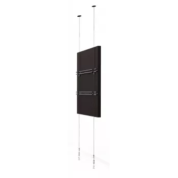 Peerless DSF265P lubinis-grindinis laikiklis reklaminiams ekranams 165,1 cm (65 col.) sidabrinis