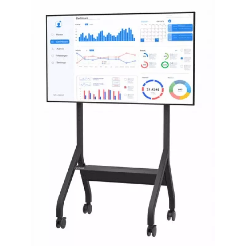 Mobilus stovas ekranui Peerless SR898-EUK, iki 2,79 m (110 inch), juodas