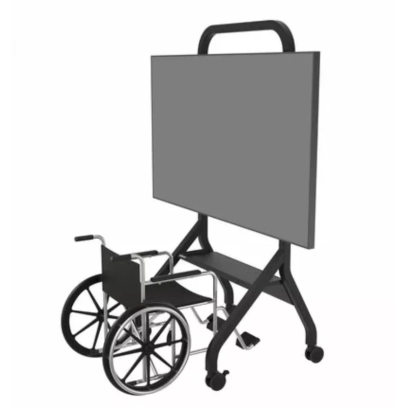 Mobilus stovas ekranui Peerless SR898-EUK, iki 2,79 m (110 inch), juodas