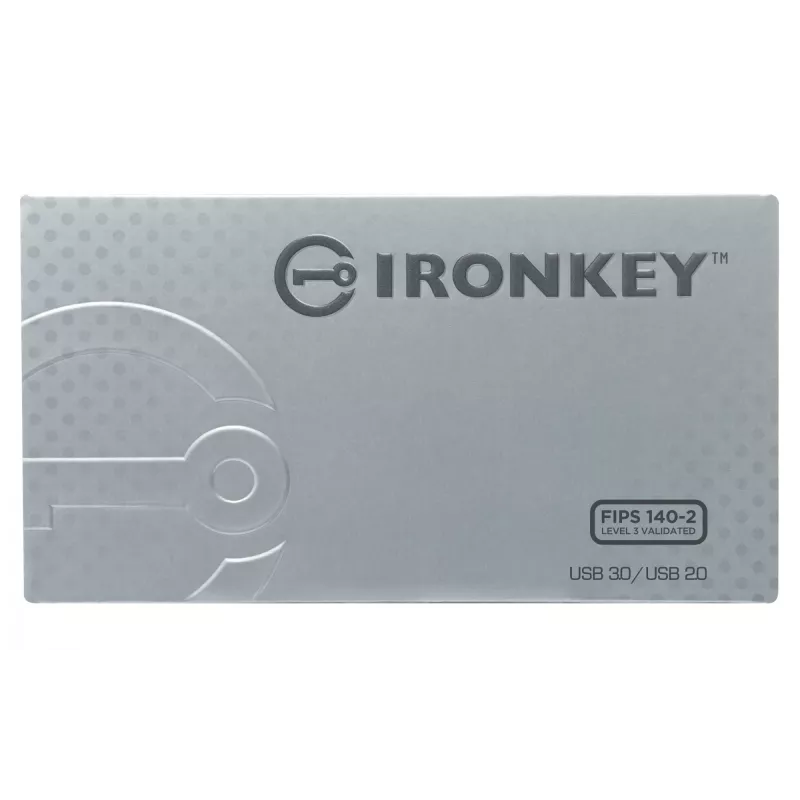 Kingston Technology IronKey 64GB Basic S1000 šifruotas USB 3.0 atmintukas FIPS 140-2 Level 3