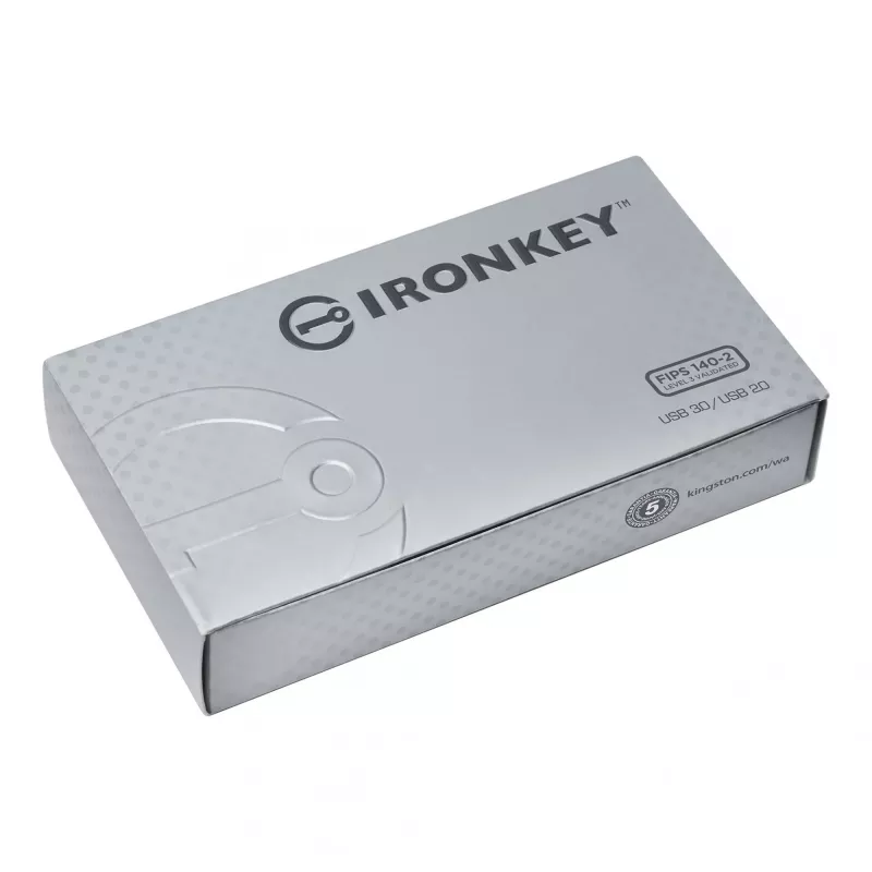 Kingston Technology IronKey 64GB Basic S1000 šifruotas USB 3.0 atmintukas FIPS 140-2 Level 3