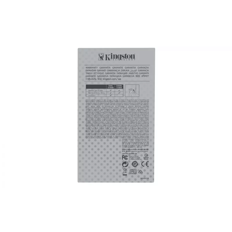 Kingston Technology IronKey 64GB Basic S1000 šifruotas USB 3.0 atmintukas FIPS 140-2 Level 3