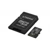 „Kingston“ „Industrial“ 128 GB „microSDXC“ „pSLC“ UHS-I atminties kortelė, 100 MB/s skaitymas, 80 MB/s rašymas, V30/U3, A1, C10, juoda + SD adapteris