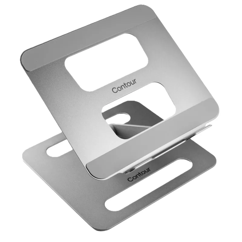 Stovas nešiojamam kompiuteriui Contour Design Laptop Riser, plieninis, pilkas, aukštis 45-310 mm